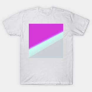 blue pink white abstract texture T-Shirt